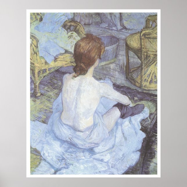 Poster La Toilette, 1889 Henri De Toulouse-Lautrec (Devant)