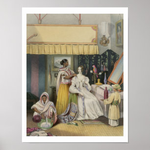 Poster La Toilette de la Jeune Dame, assiette 2 de 'Anglo