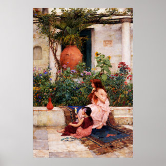 Poster La Toilette par John William Waterhouse