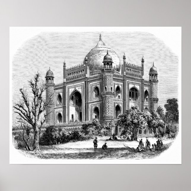 Poster La tombe de Safdarjung (Devant)