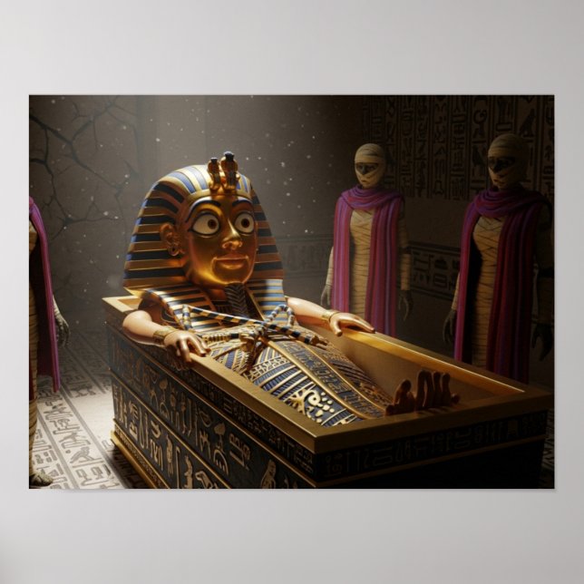 Poster La tombe du pharaon (Devant)