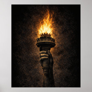 POSTER LA TORCHE BRÛLE TOUJOURS