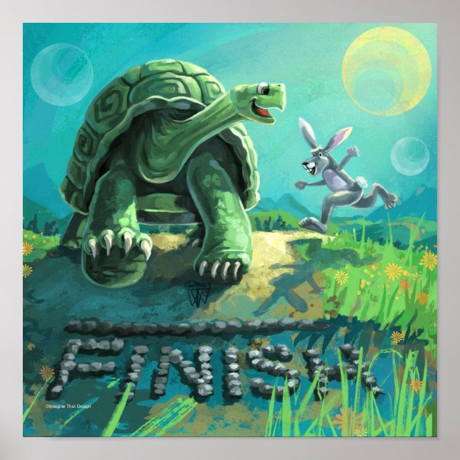 Poster La tortue et l'art du lièvre (Devant)