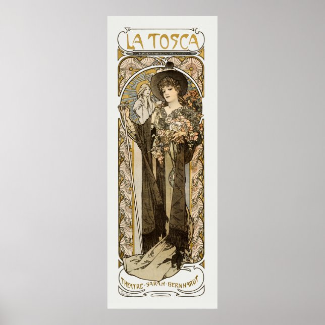 Poster La Tosca Alphonse Mucha Large (Devant)