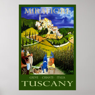 POSTER LA TOSCANE