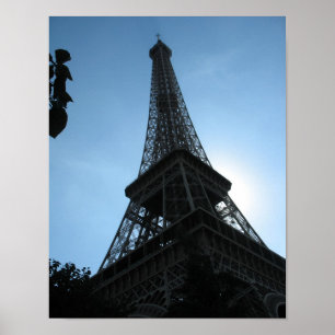 Poster la Tour Eiffel, Paris, Lever du soleil