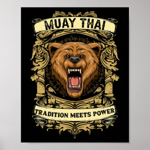 Poster La tradition rencontre la puissance - Kickboxing e