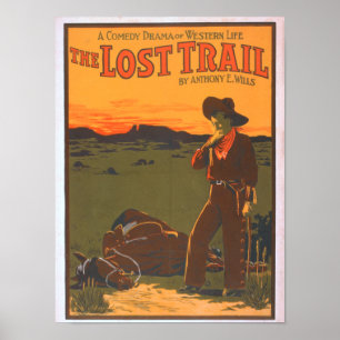 Poster La traînée perdue - la vie occidentale de drame de