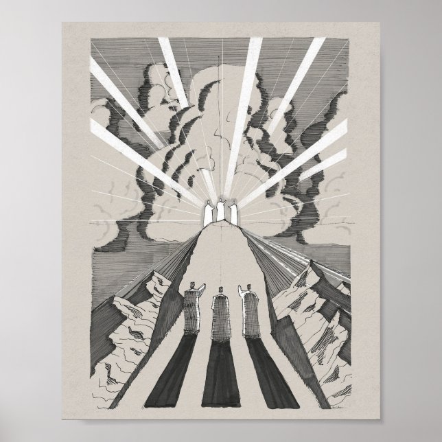 Poster La Transfiguration - Jésus, Moïse et Élie (Devant)