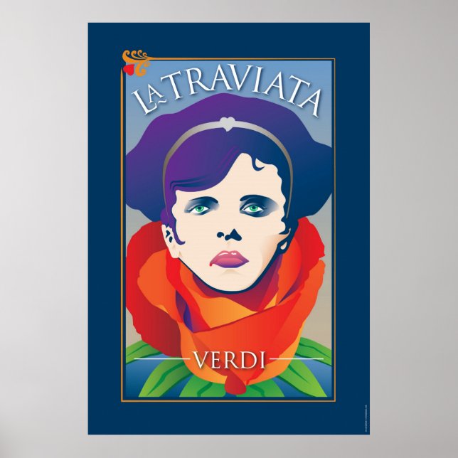 Poster La Traviata, Opéra (Devant)