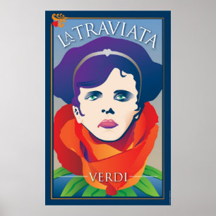 Poster La Traviata, Opéra