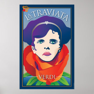 Poster La Traviata, Opéra
