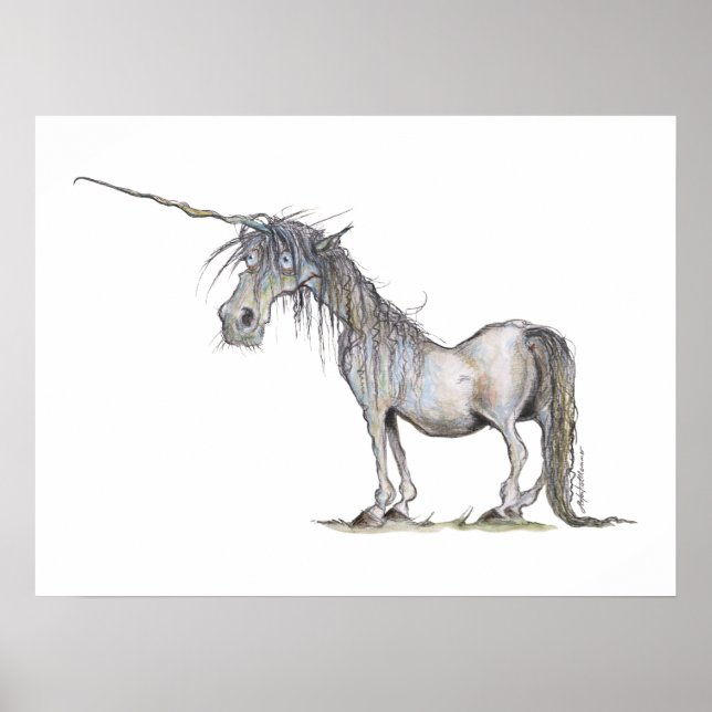 Poster La très ancienne Dernière licorne (Devant)