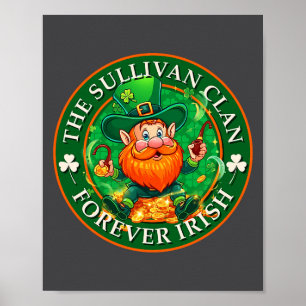 Poster La tribu Sullivan pour toujours irlandaise Fête de