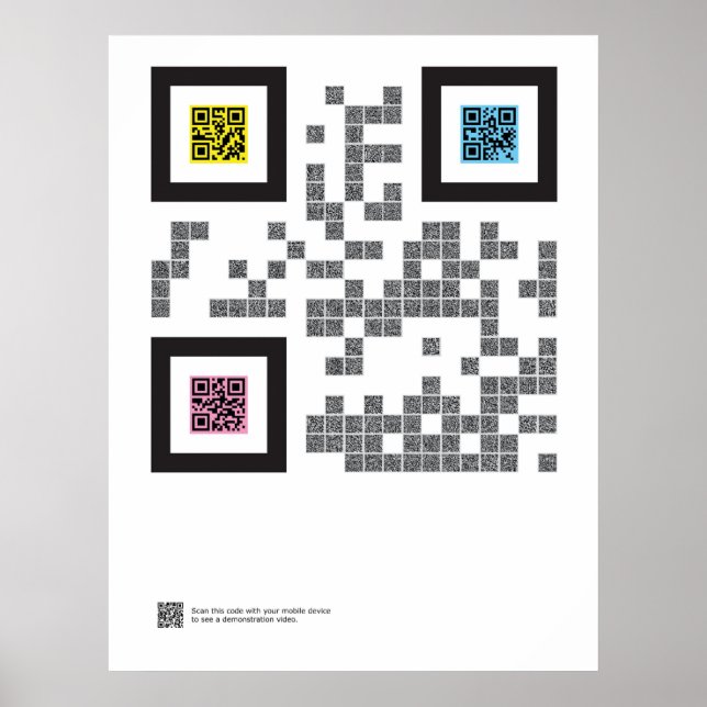 Poster La Trinité dans le code QR (Devant)