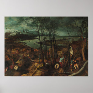 Poster La triste journée par Pieter Bruegel l'Ancien