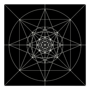 Poster La troisième géométrie sacrée dimensionnelle