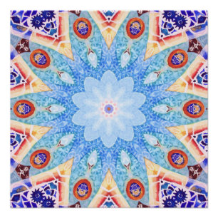 Poster La tuile de Gaudi