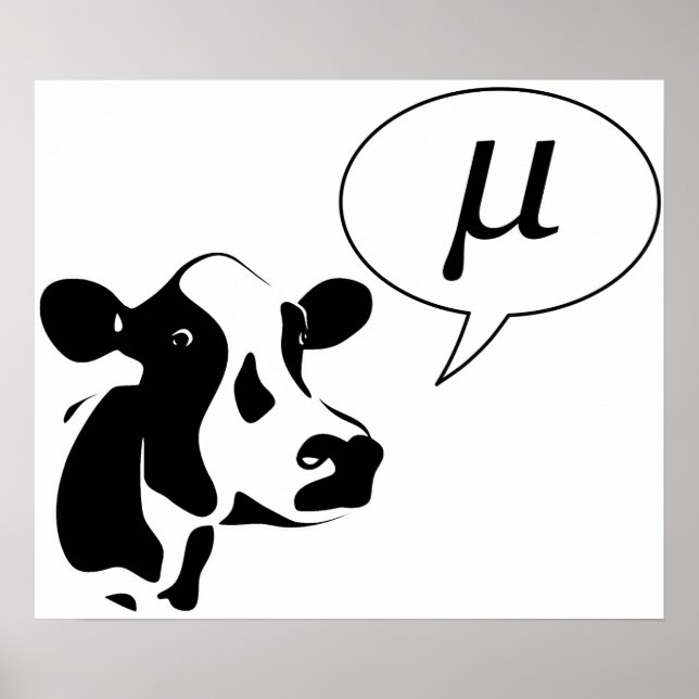 Poster La vache scientifique devient Mu (Devant)