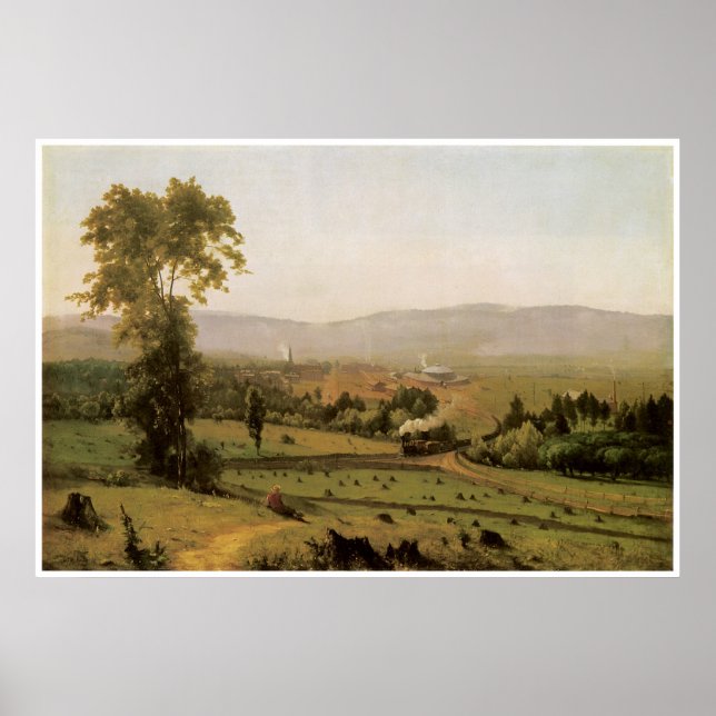 Poster La vallée de Lackawanna, 1855, George Inness (Devant)