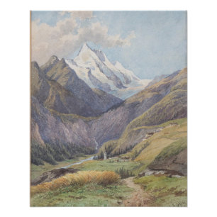 Poster La vallée de Möll avec le Grossglockner – Carl Laf