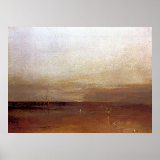 Poster La vedette du soir de Joseph Mallord Turner (Devant)