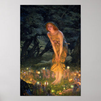 Poster La veille de la Saint-Jean 1908 ERH