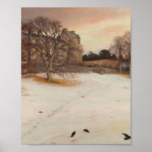 Poster La veille de Noël (par John Everett Millais)