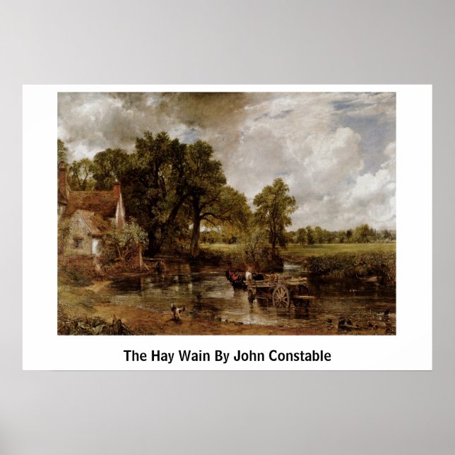 Poster La Victoire Du Foin De John Constable (Devant)