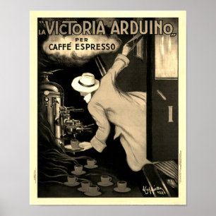 Poster La Victoria Arduino Caffe Expresso Italie - Advert