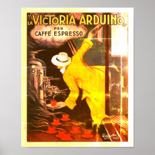 Poster La Victoria Arduino Caffe Expresso Italie - Advert