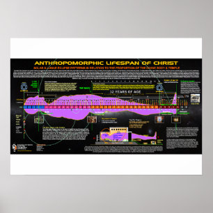 Poster La vie anthropomorphique du Christ