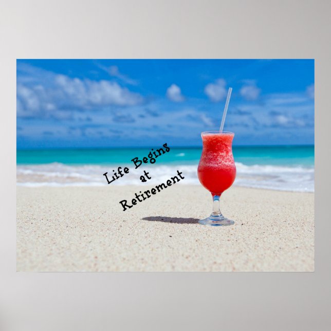 Poster La vie commence à la retraite (Devant)
