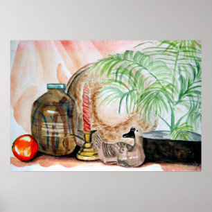 Poster La vie dans les pastels chauds