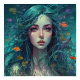 Poster La vie dans un bol de poisson no 12