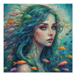 Poster La vie dans un bol de poisson no 15