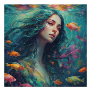 Poster La vie dans un bol de poisson no 16