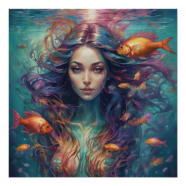 Poster La vie dans un bol de poisson no 18