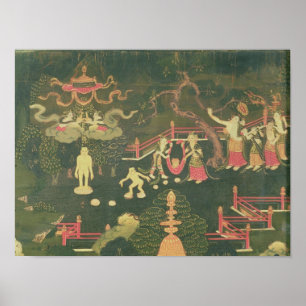 Poster La vie de Bouddha Shakyamuni