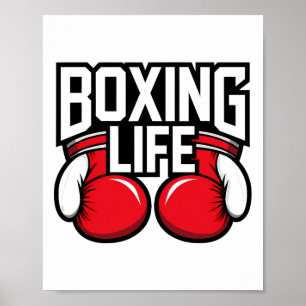 Poster La vie de boxe pour les boxeurs professionnels ama