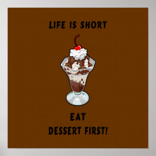Poster La vie de dessert