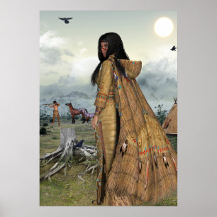 Poster La vie de Natif américain