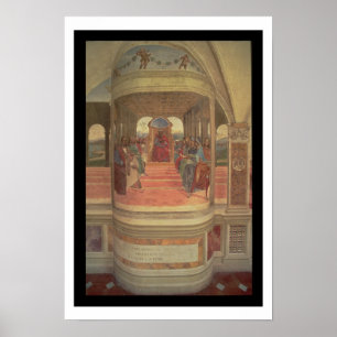 Poster La Vie de St. Benoît (fresque) (détail)
