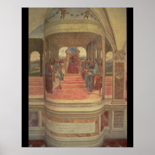 Poster La vie de St Benoît (fresque) (détail)