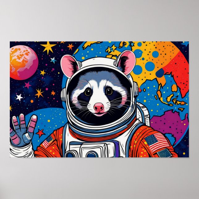 POSTER LA VIE D'OPOSSUM SUR LES PLAINES DU DÉSERT (Devant)