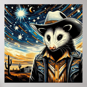 POSTER LA VIE D'OPOSSUM SUR LES PLAINES DU DÉSERT