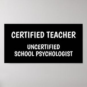Poster La vie drôle d'un professeur d'école