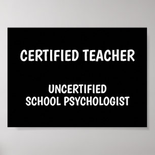 Poster La vie drôle d'un professeur d'école