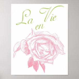 Poster la vie en rose