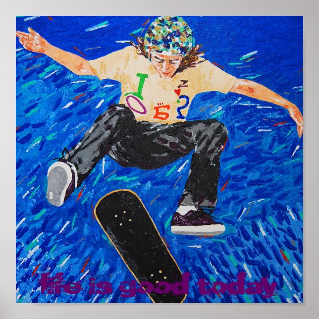 Poster la vie est bonne aujourd'hui (Devant)